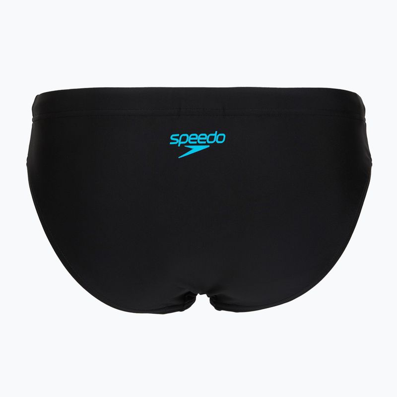Strój pływacki jednoczęściowy damski Speedo Colourblock Splice 2.0 anthracite/mayanblue 7