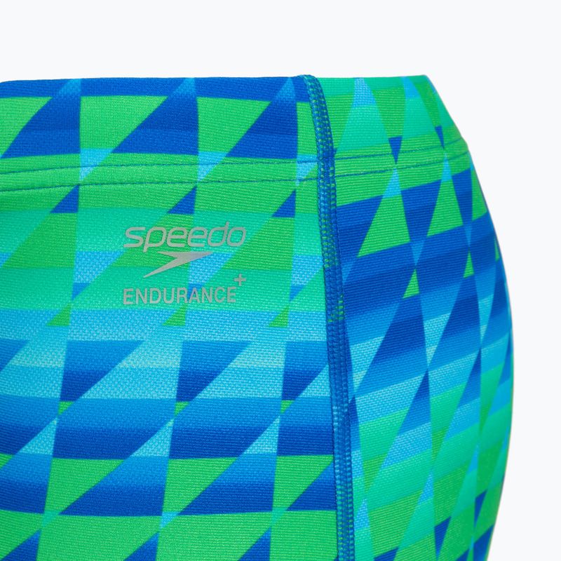 Bokserki pływackie męskie Speedo ML Printed 13.5 cm Brief quilted triangles/lagoon blue 4