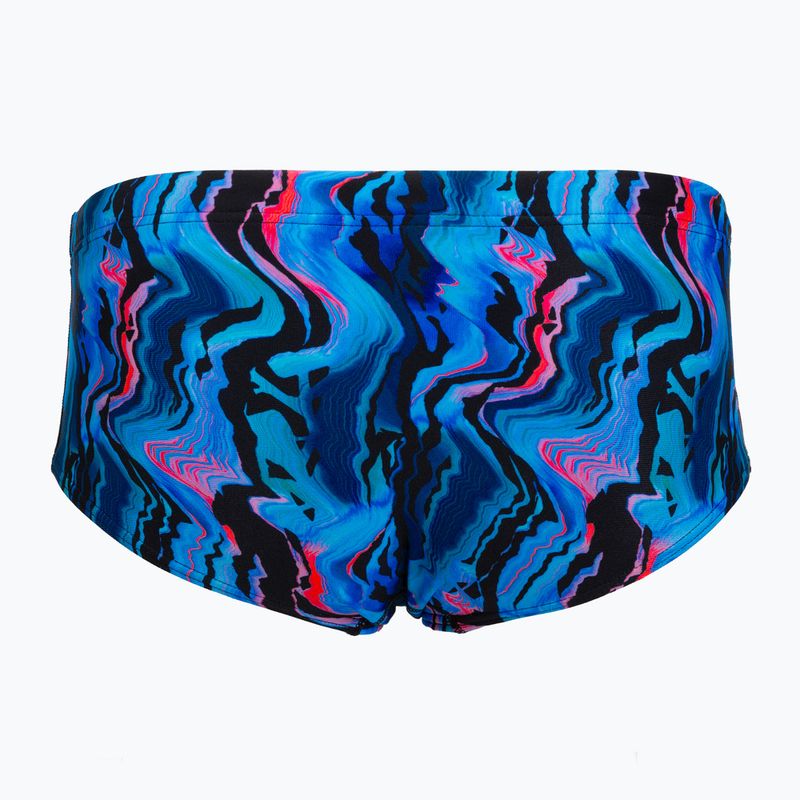 Bokserki pływackie męskie Speedo ML Printed 13.5 cm Brief canyon ombre/black 2
