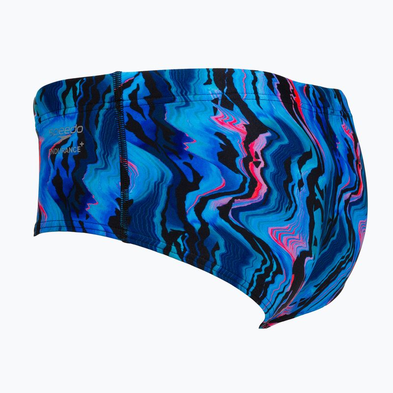 Bokserki pływackie męskie Speedo ML Printed 13.5 cm Brief canyon ombre/black 3