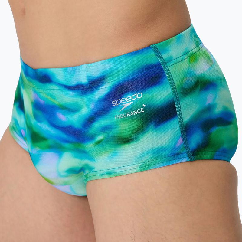 Bokserki pływackie męskie Speedo Printed 13.5 cm Brief sunset grove/green 4