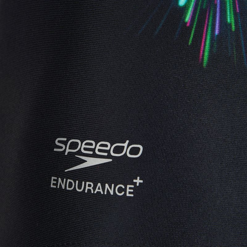 Strój pływacki jednoczęściowy damski Speedo FL Placement Printed Powerback firework burst/black 3