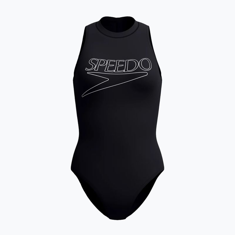 Strój pływacki jednoczęściowy damski Speedo Endurance+ Logo Hydrasuit anthracite 3