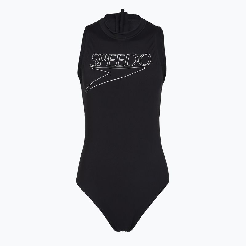 Strój pływacki jednoczęściowy damski Speedo Endurance+ Logo Hydrasuit anthracite 3