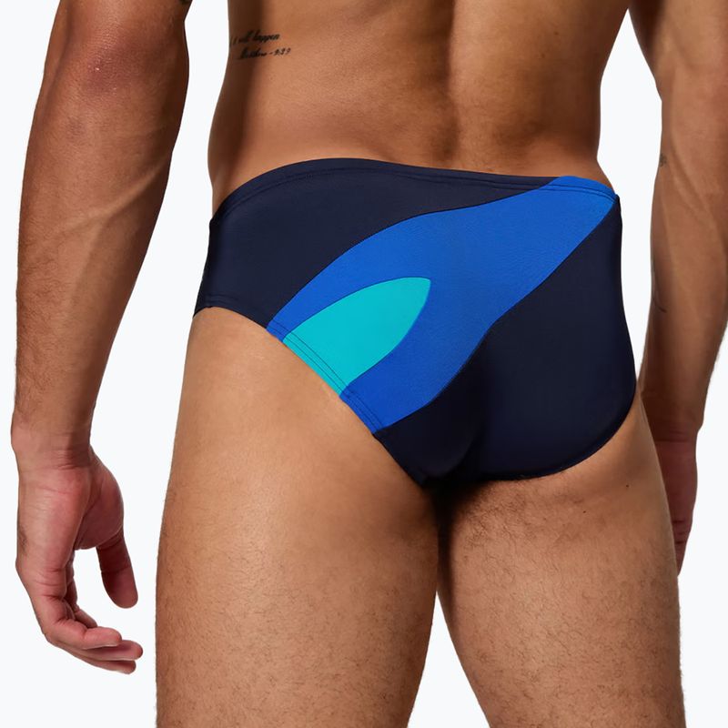 Slipy pływackie męskie Speedo Hyperboom Brief peacoat/deep sapphire 5