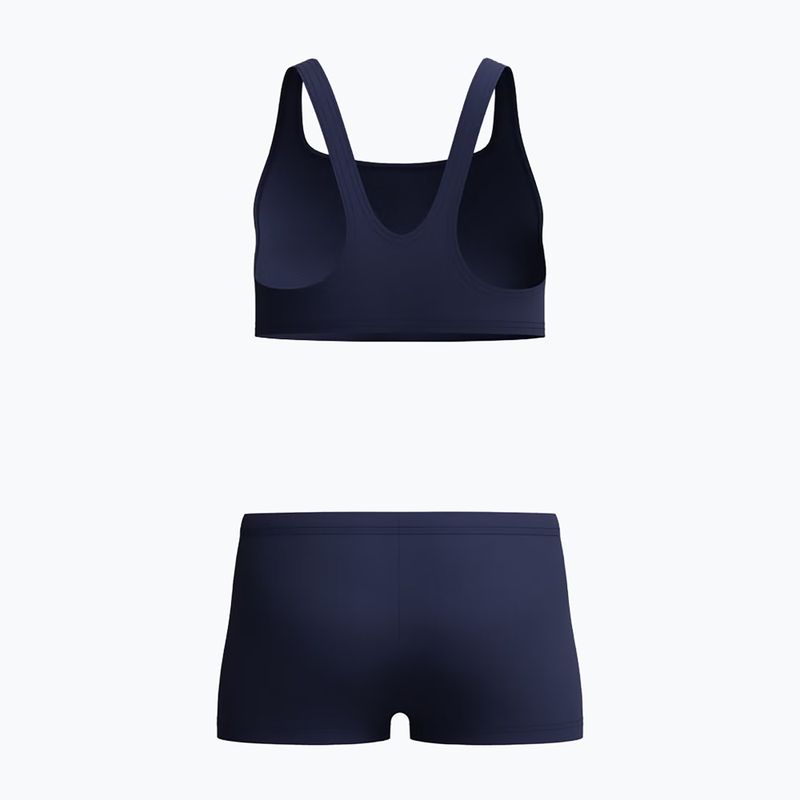 Strój pływacki dwuczęściowy dziecięcy Speedo Hyperboom Butterfly Back peacoat/deep sapphire 3