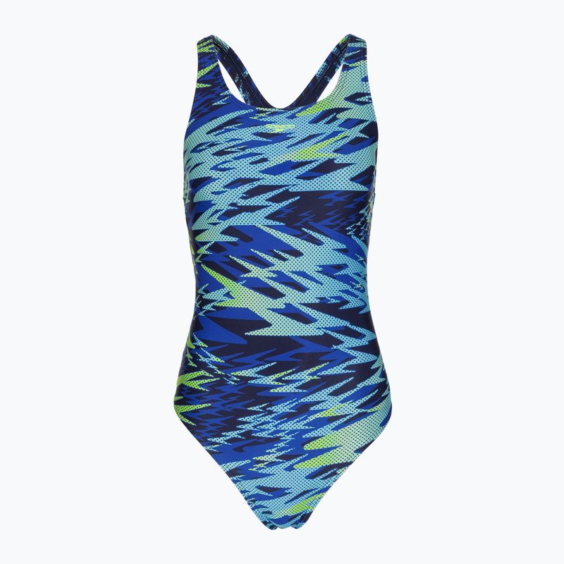 Strój pływacki jednoczęściowy damski Speedo Hyperboom Print Medalist peacoat 6