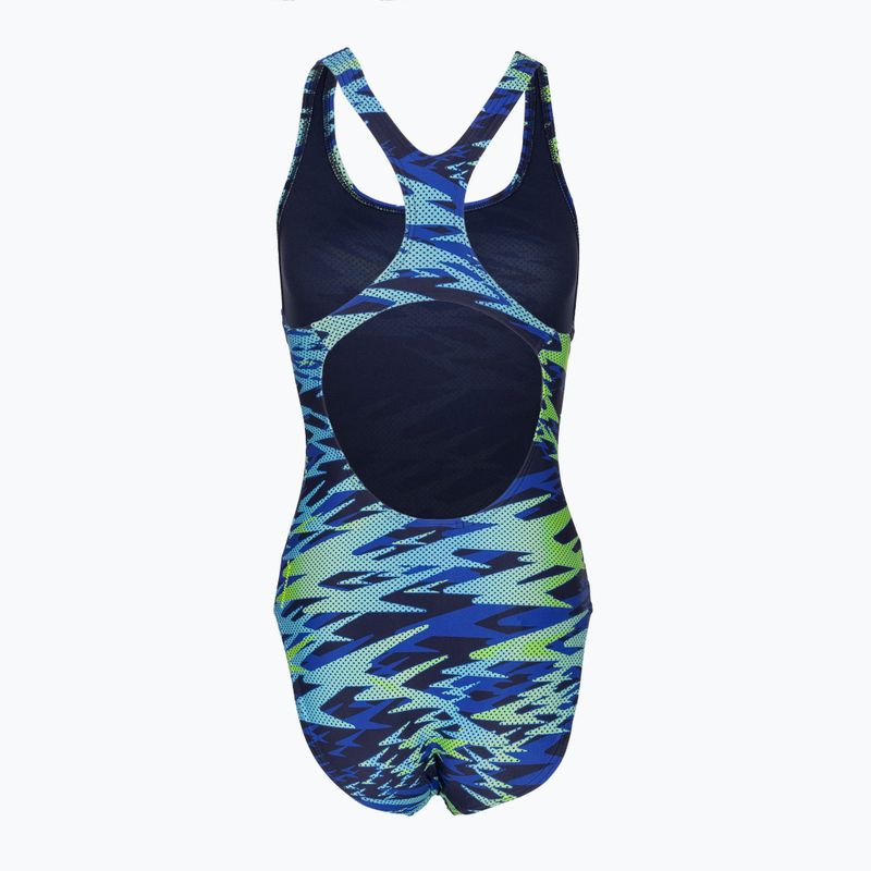 Strój pływacki jednoczęściowy damski Speedo Hyperboom Print Medalist peacoat 7