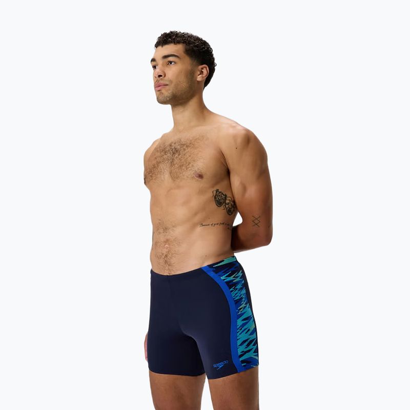 Jammery pływackie męskie Speedo Hyper Boom Splice Mid peacoat/deep sapphire 3