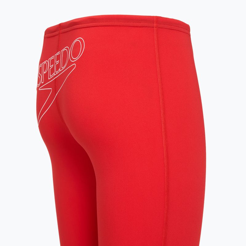 Jammery pływackie dziecięce Speedo Endurance+ Logo Jammer high risk red 4