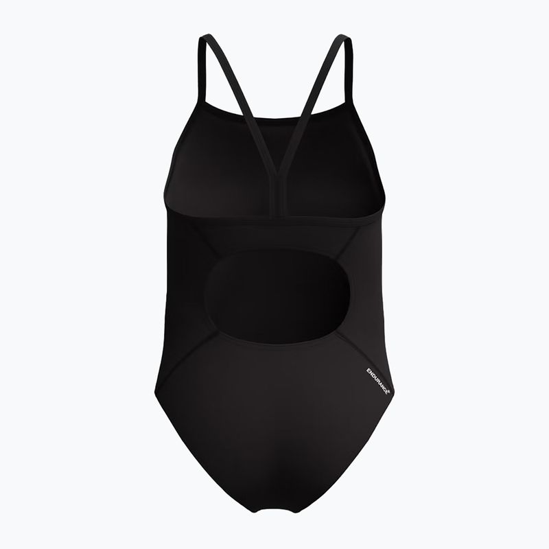 Strój pływacki jednoczęściowy dziecięcy Speedo Endurance+ Logo Thinstrap anthracite 2
