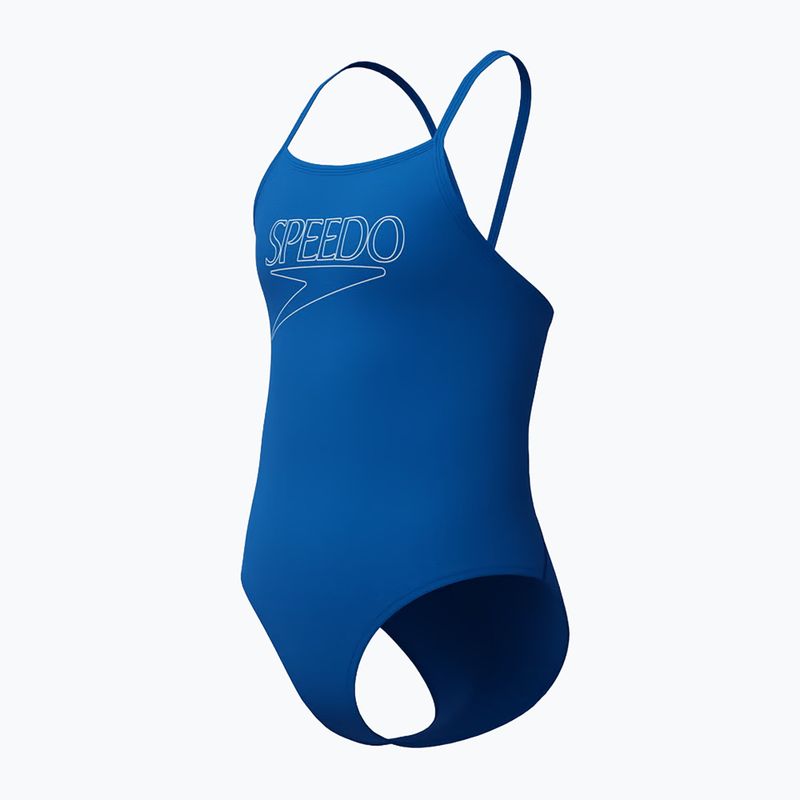 Strój pływacki jednoczęściowy dziecięcy Speedo Endurance+ Logo Thinstrap turkish sea 3