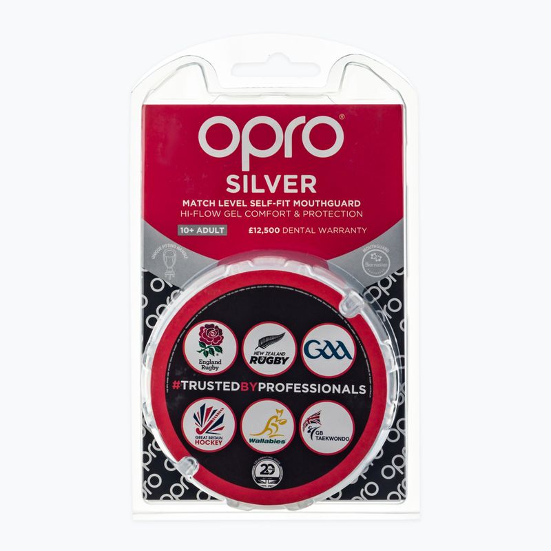 Ochraniacz szczęki Opro Silver biały