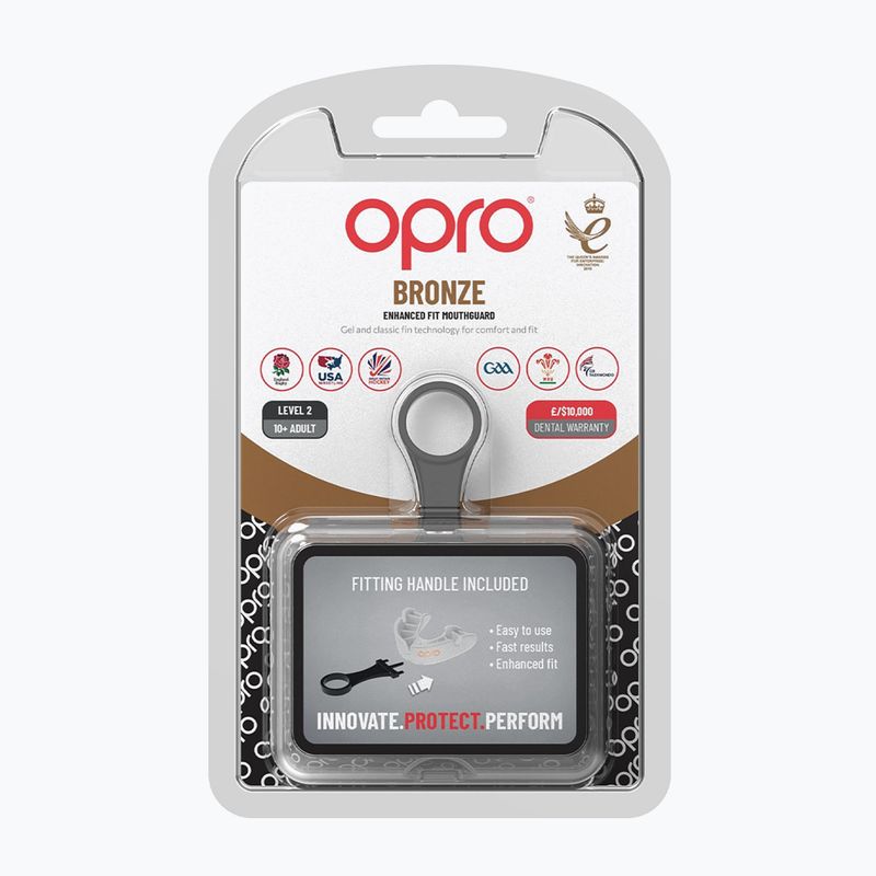 Ochraniacz szczęki Opro Bronze GEN5 biały 2