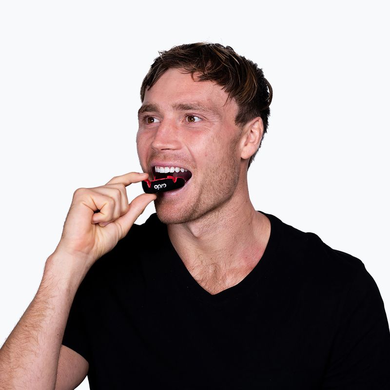 Ochraniacz szczęki Opro Silver GEN4 czarno/czerwony 5