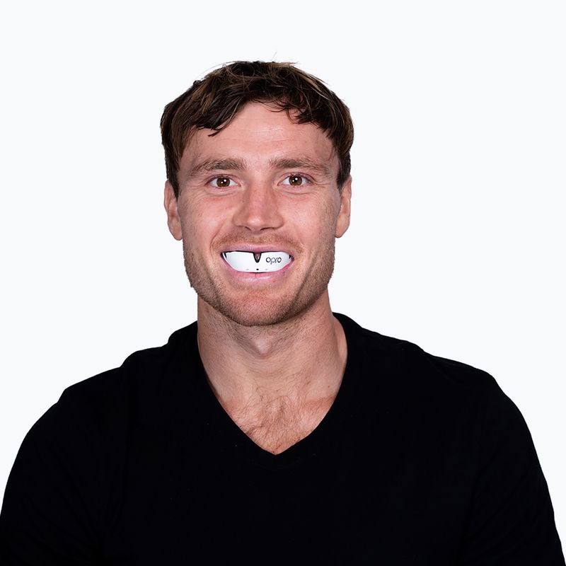 Ochraniacz szczęki Opro Silver czarny/biały/biały 4