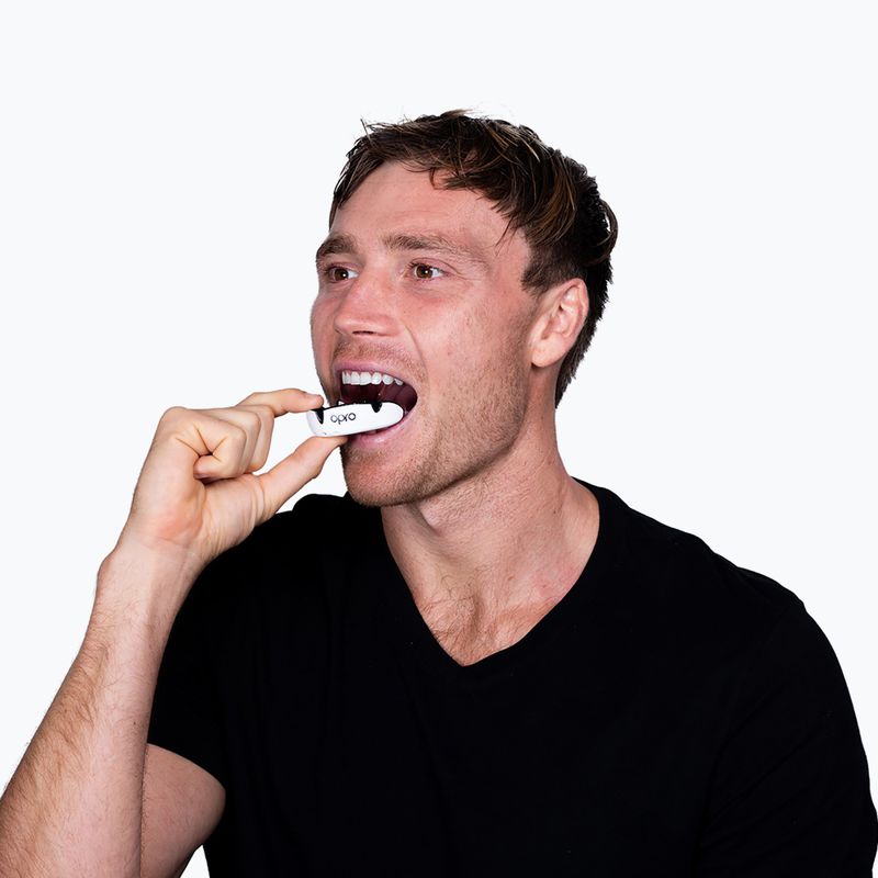 Ochraniacz szczęki Opro Silver czarny/biały/biały 5