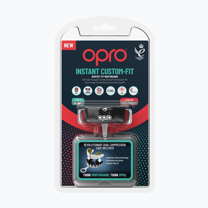 Ochraniacz szczęki Opro Instant Custom Fit czarny 2