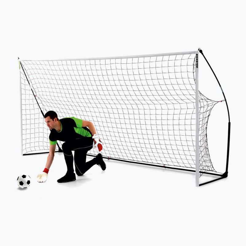 Bramka do piłki nożnej QuickPlay Kickster Academy 365 x 180 cm white/black 3
