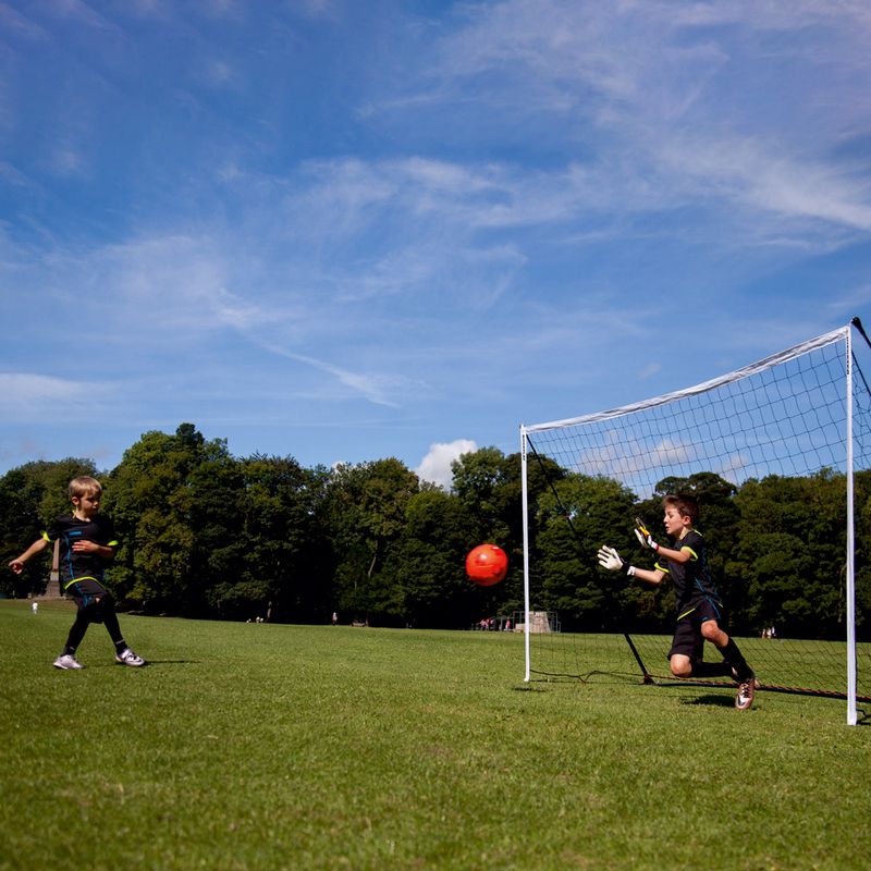 Bramka do piłki nożnej QuickPlay Kickster Academy 365 x 180 cm biała/czarna 7