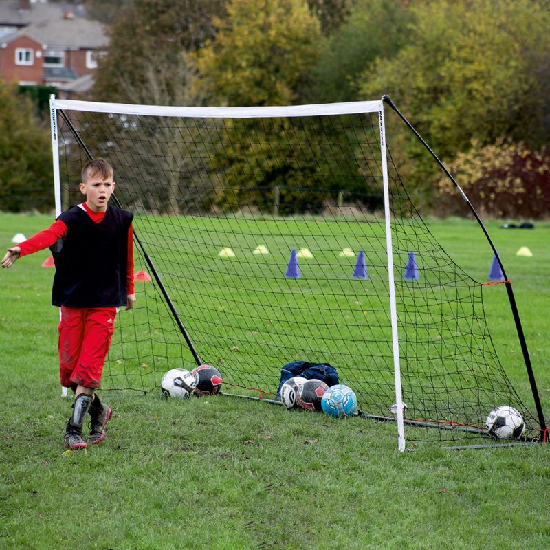 Bramka do piłki nożnej QuickPlay Kickster Academy 365 x 180 cm white/black 9