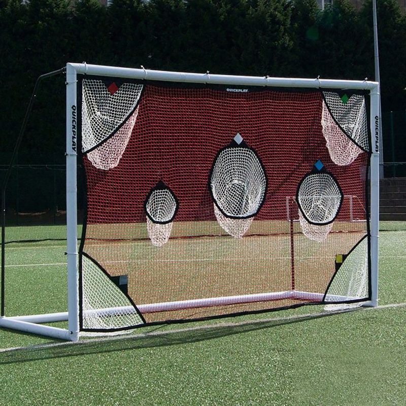 Siatka celownicza do piłki nożnej QuickPlay QP0856 300 x 200 cm white/black