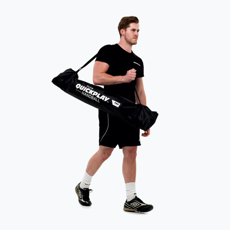 Bramka do piłki ręcznej QuickPlay Handball 240 x 180 cm black/white/red 2