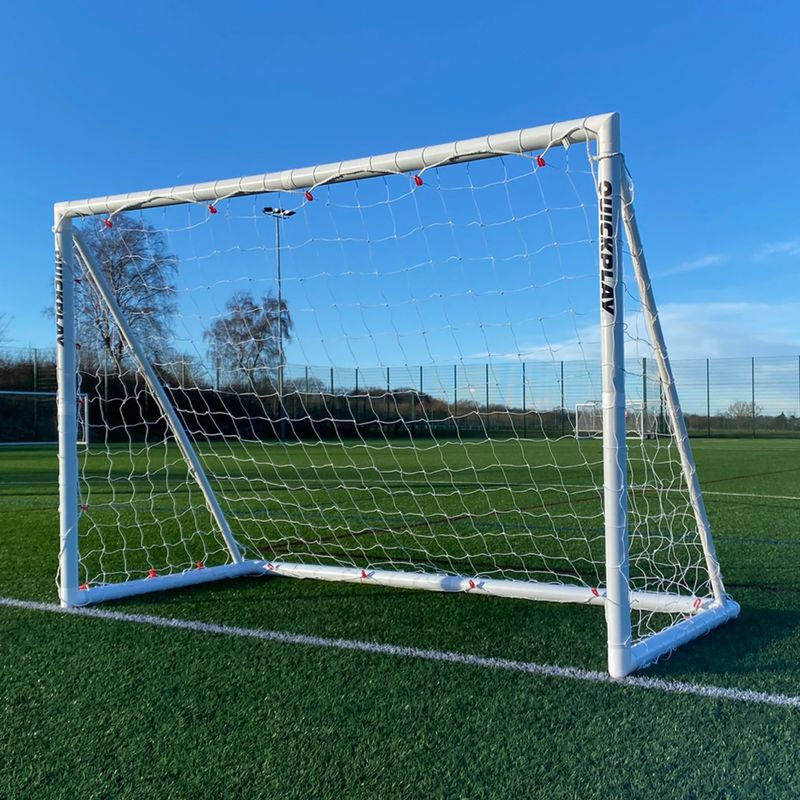 Bramka do piłki nożnej QuickPlay Q-FOLD Goal 244 x 150 cm white/black