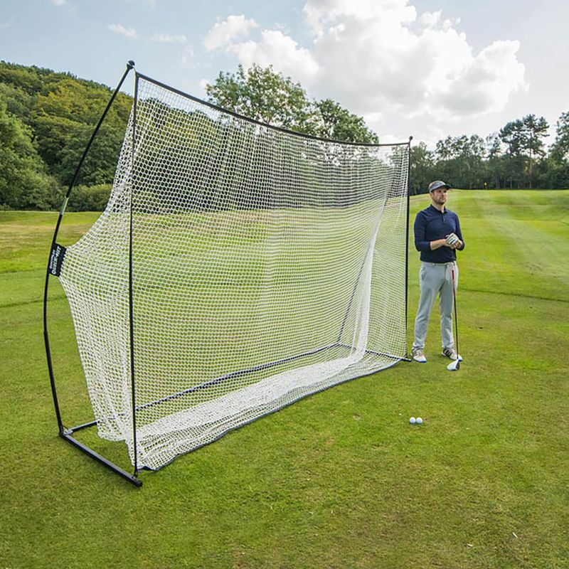 Siatka treningowa do golfa QuickPlay Quick-Hit 300 x 210 cm white/black