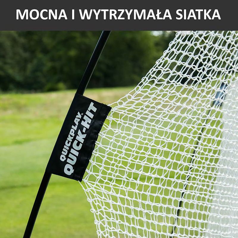 Siatka treningowa do golfa QuickPlay Quick-Hit 300 x 210 cm white/black 3