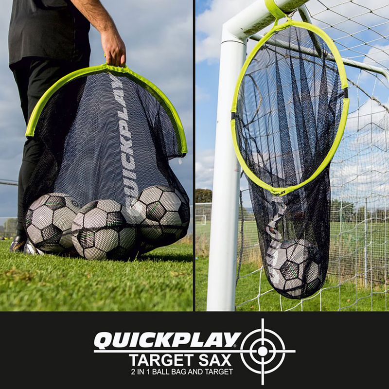 Kieszeń celownicza do piłki nożnej QuickPlay QP1594 white/black 2
