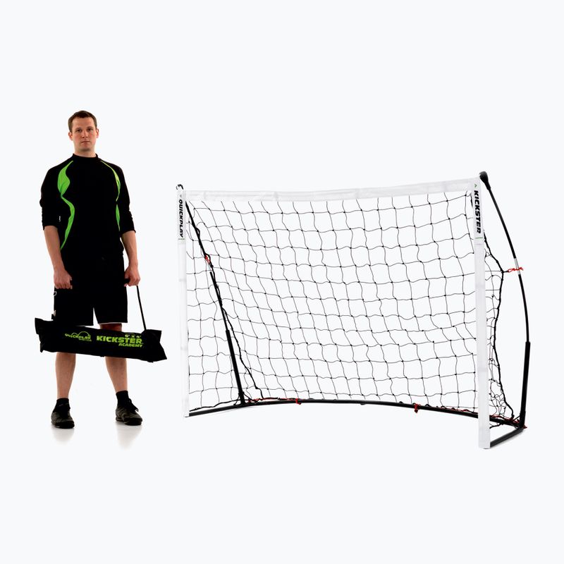 Bramka do piłki nożnej QuickPlay Kickster Academy 180 x 120 cm white/black 4