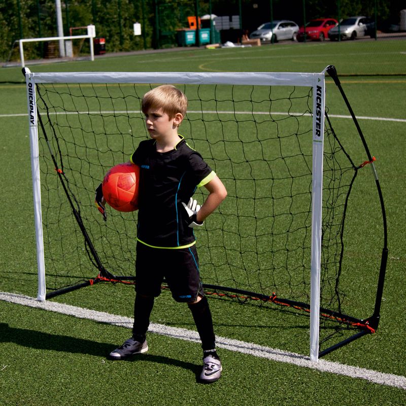 Bramka do piłki nożnej QuickPlay Kickster Academy 180 x 120 cm biała/czarna 7