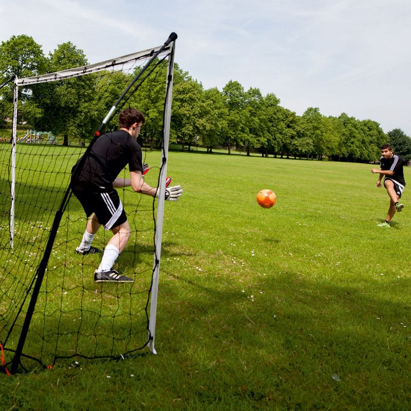 Bramka do piłki nożnej QuickPlay Kickster Academy 240 x 150 cm biała/czarna 8