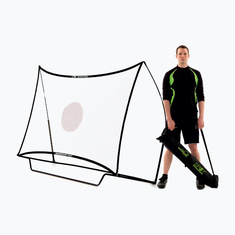 Rebounder QuickPlay Kickster Spot 240 x 150 cm biały/czarny 3