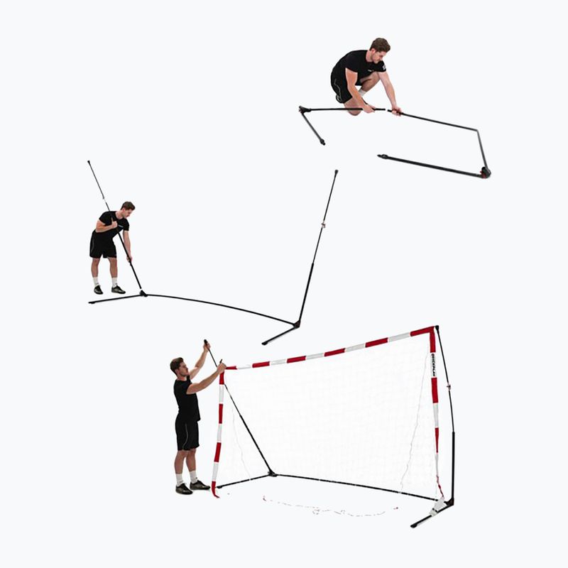 Bramka do piłki ręcznej QuickPlay Handball 300 x 200 cm white/red 3