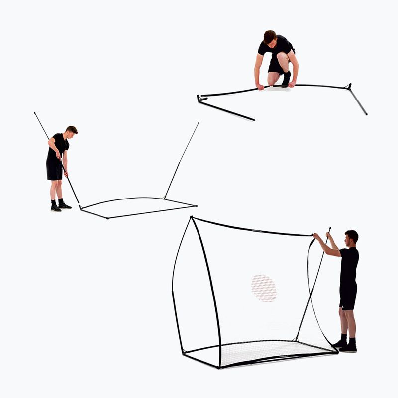 Rebounder QuickPlay Kickster Spot 210 x 210 cm white/black 2