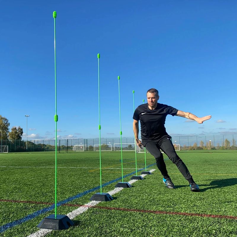 Tyczki treningowe QuickPlay Agility Poles 10 szt. green 4