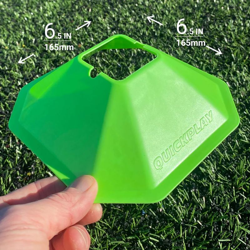 Pachołki treningowe QuickPlay Training Cones 20 szt. green 5