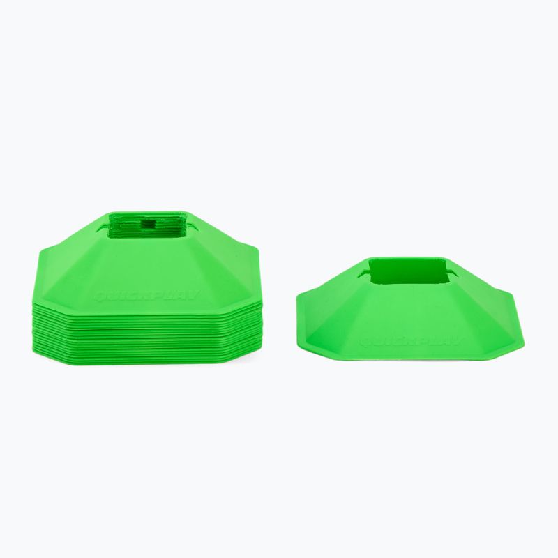 Pachołki treningowe QuickPlay Mini Cones 20 szt. green