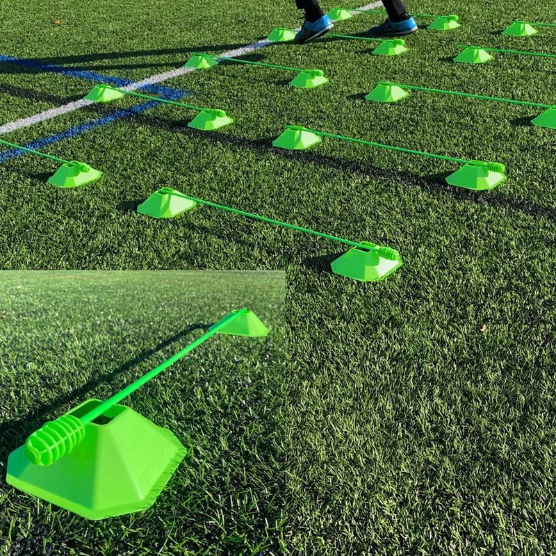 Pachołki treningowe QuickPlay Mini Cones 20 szt. green 3