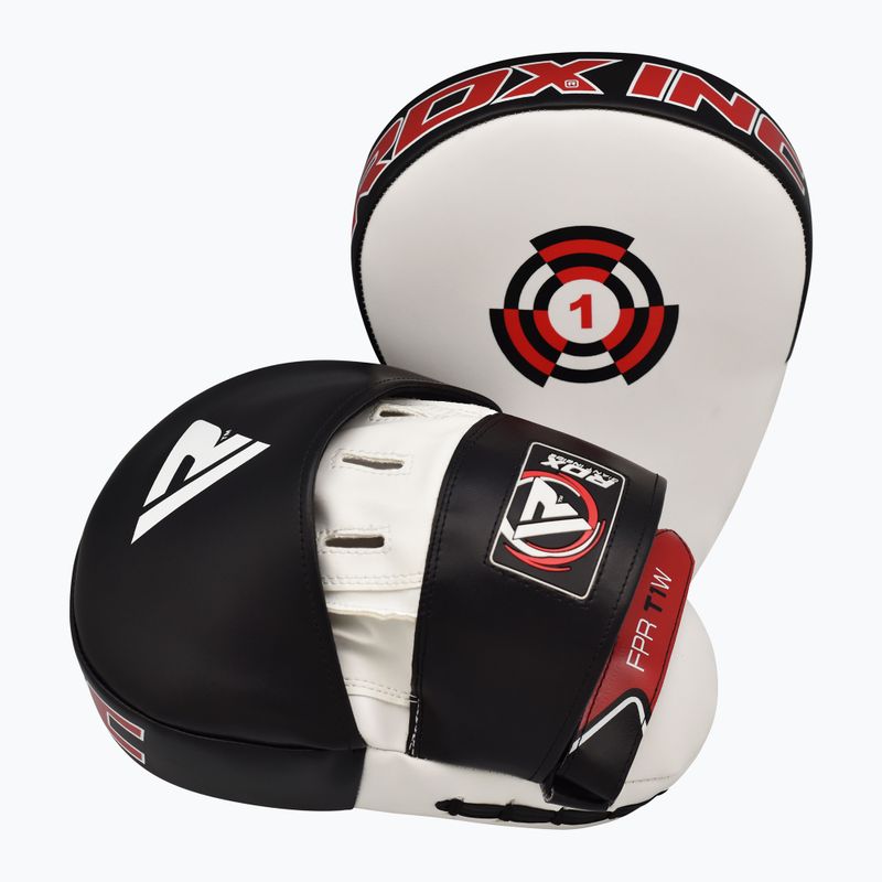 Łapy treningowe trenerskie RDX Focus Pad T1 white/black