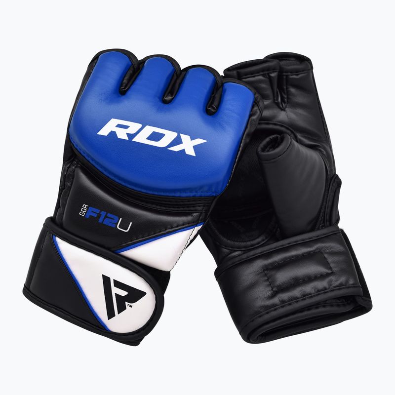 Rękawice grapplingowe RDX Glove New Model GGRF-12U-S blue 2