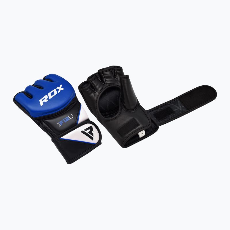 Rękawice grapplingowe RDX Glove New Model GGRF-12U-S blue 3