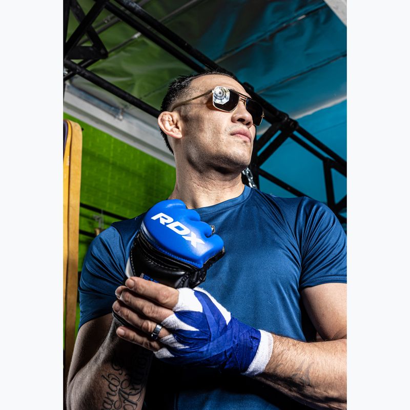 Rękawice grapplingowe RDX Glove New Model GGRF-12U-S blue 9