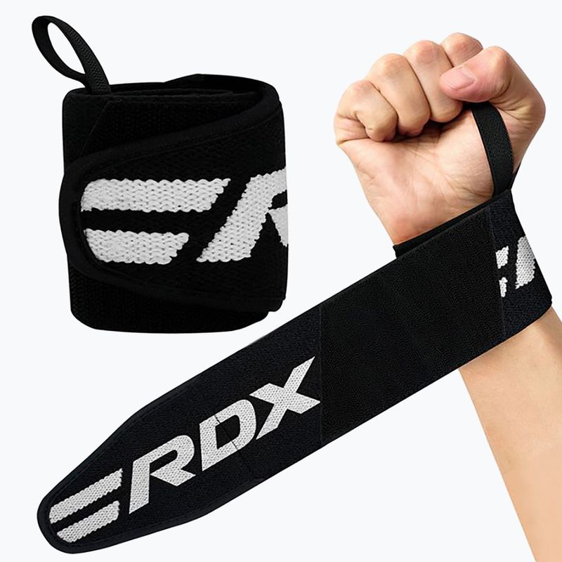 Usztywniacze nadgarstków RDX Gym Wrist Wrap Black Pro black