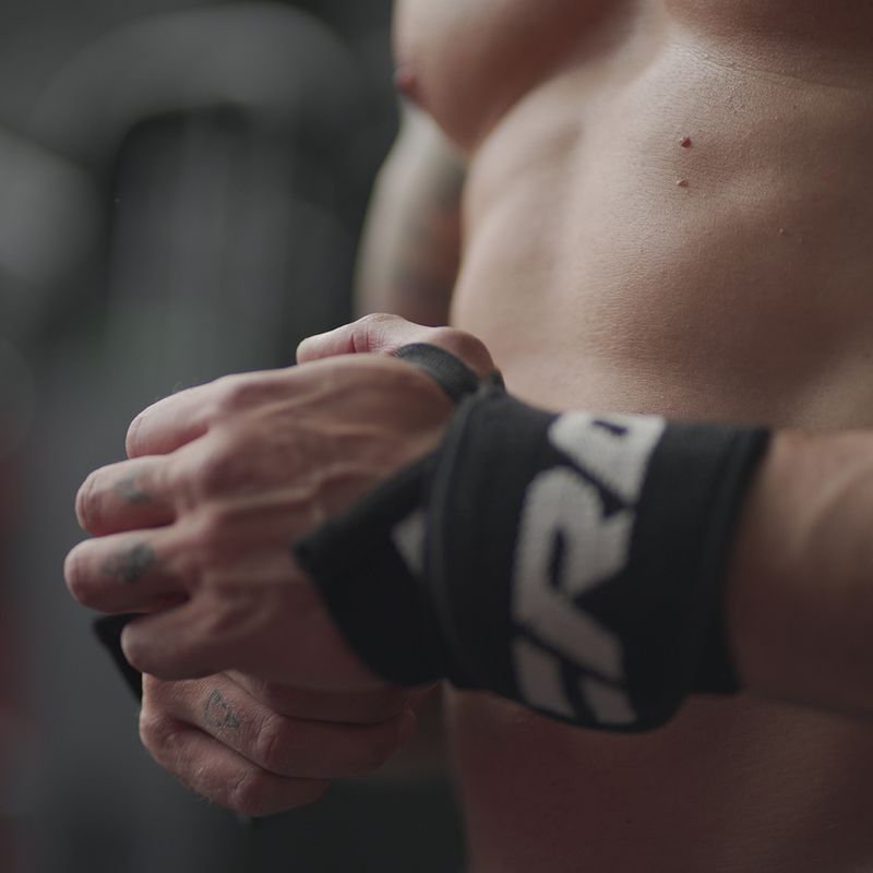 Usztywniacze nadgarstków RDX Gym Wrist Wrap Black Pro black 10