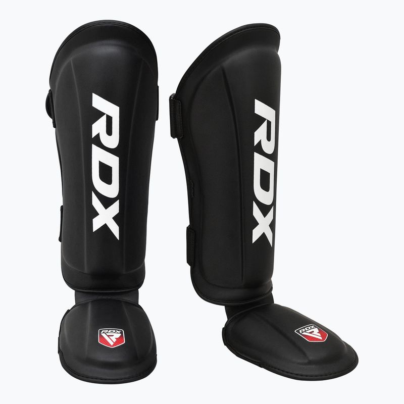 Ochraniacze piszczeli i stóp RDX T1 Shin Instep Guards black