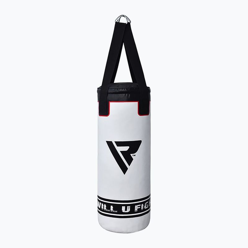 Worek bokserski dziecięcy RDX Punch Bag + rękawice white 4