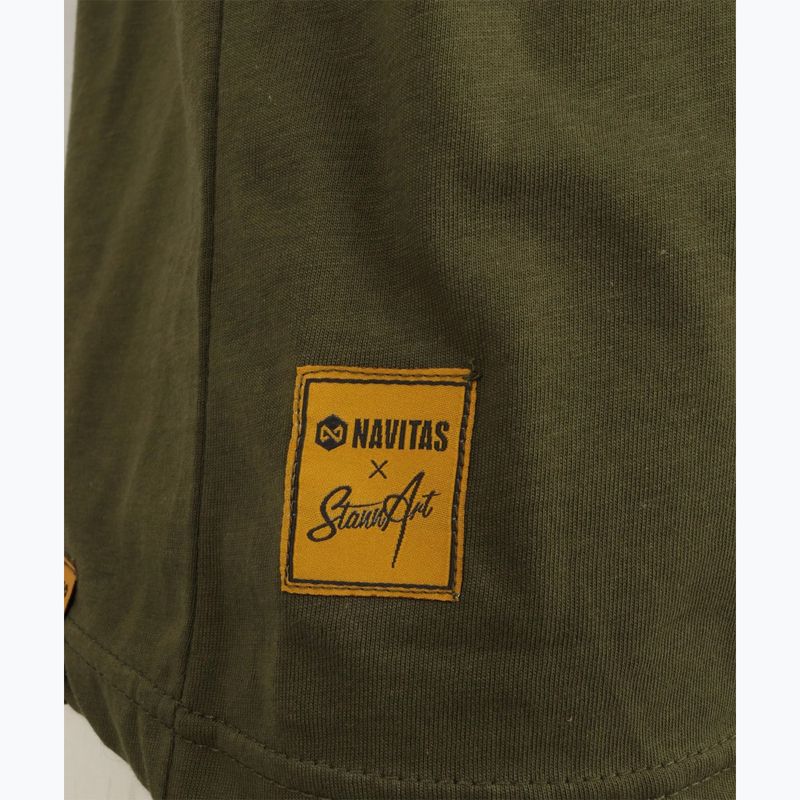 Koszulka męska Navitas Stannart Shadow Tee green 3